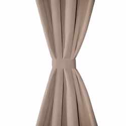 vidaXL 2x Blackout Curtains with Metal Rings 135x245cm Cream Blinds Drapes