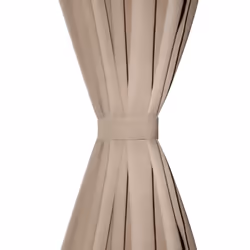 vidaXL 2x Slot-Headed Blackout Curtains 135x245cm Cream Window Blinds Drapes