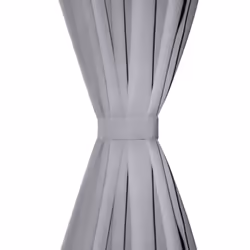 vidaXL 2x Blackout Curtains with Metal Rings 135x245cm Grey Blinds Drapes