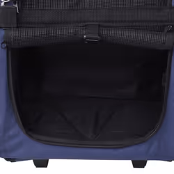 vidaXL Foldable Multipurpose Pet Trolley Blue Doggy Travel Trailer Stroller - Additional view 5
