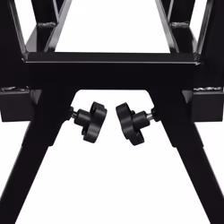 vidaXL Saw Horse for Woodworking Black Powder-Coated Cutting Stand Holder - Additional view 4