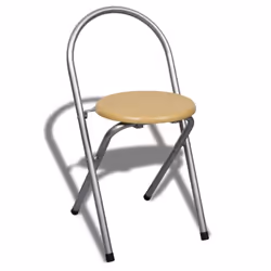Foldable Breakfast Bar Set with 2 Chairs Small Space Dining Set 3 pcs - Additional view 5