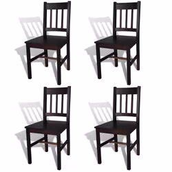 VidaXL 241517, Pinewood, 415 mm, 455 mm, 860 mm, 44.5 cm, 4 pc(s)