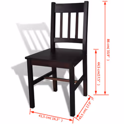 VidaXL 241517 restaurant/dining chair - Additional view 5