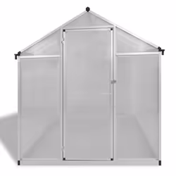 Reinforced Aluminium Greenhouse with Base Frame 4.6 m2