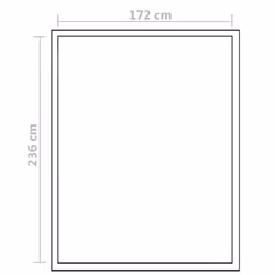 Reinforced Aluminium Greenhouse with Base Frame 4.6 m2