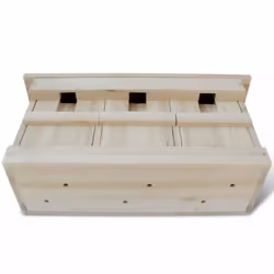 vidaXL Sparrow Nesting Box Outdoor Wildlife Bird House Cage Stand Habitat