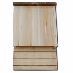 vidaXL 2x Solid Wood Bat House Garden Wildlife Nest Nesting Box Animal Cage - Additional view 3