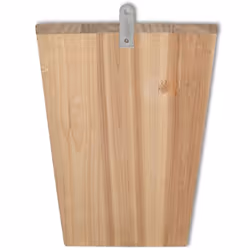 vidaXL 2x Solid Wood Bat House Garden Wildlife Nest Nesting Box Animal Cage - Additional view 4