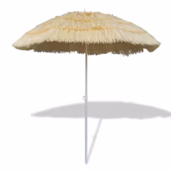 vidaXL Tilt Beach Parasol Hawaii Style Outdoor Umbrella Sun Shelter Canopy