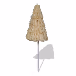 vidaXL Tilt Beach Parasol Hawaii Style Outdoor Umbrella Sun Shelter Canopy