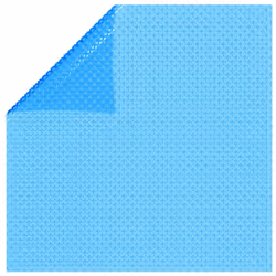 vidaXL Pool Cover Rectangular 732x366cm PE Blue Ground Cloth Base Protector - Additional view 2