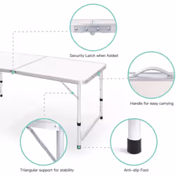 VidaXL Folding Table | Camping Table - Additional view 4