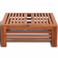 vidaXL Wooden Parasol Stand Cover Outdoor Garden Umbrella Support Holder Base