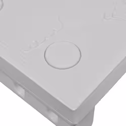 vidaXL Spa Steps White Non-skid Surface Sturdy Swimming Pool Hot Tub Ladder