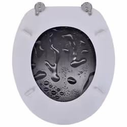 VidaXL 141482 toilet seat Hard toilet seat MDF Black - Additional view 6