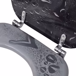 VidaXL 141482 toilet seat Hard toilet seat MDF Black - Additional view 7
