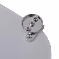 vidaXL Toilet Seat with MDF Lid Pebbles Design Bathroom Furniture Accessory - Additional view 6