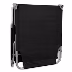 Foldable Sun Lounger with Adjustable Backrest Black - Additional view 4