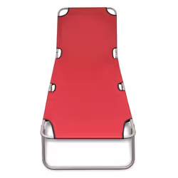 VidaXL 41479 outdoor chair Lounge Padded seat Polyester Red - Additional view 2