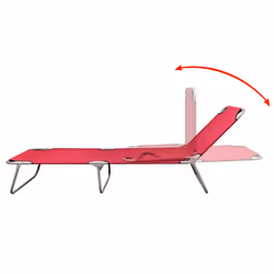 VidaXL 41479 outdoor chair Lounge Padded seat Polyester Red - Additional view 3