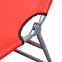 VidaXL 41479 outdoor chair Lounge Padded seat Polyester Red - Additional view 4