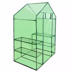 Walk-in Greenhouse with 4 Shelves Reinforced Portable Outdoor Lawn Garden