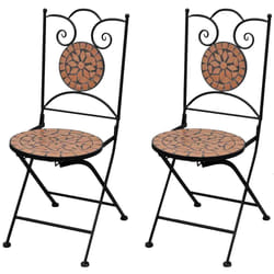 VidaXL 41529 outdoor chair Terrace Ceramic, Iron Terracotta