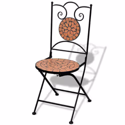 VidaXL 41529 outdoor chair Terrace Ceramic, Iron Terracotta