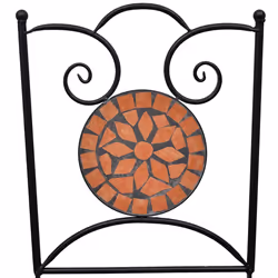 VidaXL 41529 outdoor chair Terrace Ceramic, Iron Terracotta - Additional view 4