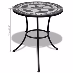 VidaXL 41532 outdoor table Black - Additional view 5