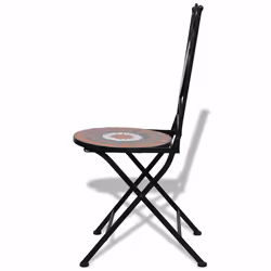 VidaXL 41535 outdoor chair Terrace Ceramic, Iron Terracotta, White - Additional view 6