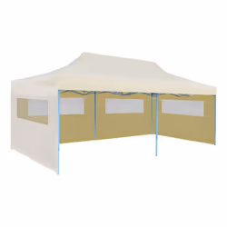 vidaXL Foldable Pop-up Party Tent 3x6m Cream Outdoor Gazebo Marquee Pavilion - Additional view 8