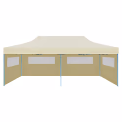 vidaXL Foldable Pop-up Party Tent 3x6m Cream Outdoor Gazebo Marquee Pavilion - Additional view 9