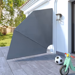 New Patio Balcony Side Awning Collapsible Garden Multi Sizes Multi Colours - grey, 210 x 210 cm - Additional view 6