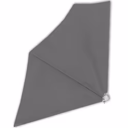 New Patio Balcony Side Awning Collapsible Garden Multi Sizes Multi Colours - grey, 140 x 140 cm