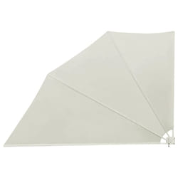 New Patio Balcony Side Awning Collapsible Garden Multi Sizes Multi Colours - cream, 160 x 240 cm
