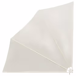 New Patio Balcony Side Awning Collapsible Garden Multi Sizes Multi Colours - cream, 140 x 140 cm