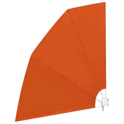 New Patio Balcony Side Awning Collapsible Garden Multi Sizes Multi Colours - terracotta, 210 x 210 cm