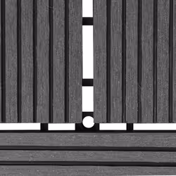 vidaXL 11x WPC Decking Tiles Grey 30x30cm Garden Bathroom Flooring Carpet
