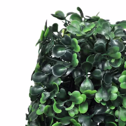 Set of 3 Outdoor Artificial Boxwood Pyramid Topiary Garden Tree Plant