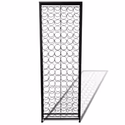 vidaXL Wine Rack for 108 Bottles Metal Drink Storage Holder Cabinet Furniture