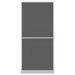 vidaXL Hinged Insect Screen for Doors White 100x215cm Fly Mesh Guard Curtain