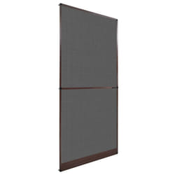 vidaXL Hinged Insect Screen for Doors Brown 100x215cm Fly Mesh Guard Curtain