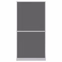 vidaXL Hinged Insect Screen for Doors White 120x240cm Fly Mesh Guard Curtain