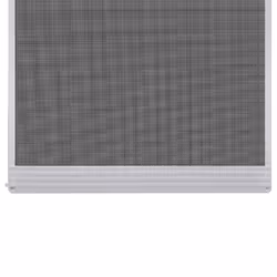 vidaXL Hinged Insect Screen for Doors White 120x240cm Fly Mesh Guard Curtain