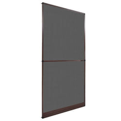 vidaXL Hinged Insect Screen for Doors Brown 120x240cm Fly Mesh Guard Curtain