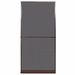 vidaXL Hinged Insect Screen for Doors Brown 120x240cm Fly Mesh Guard Curtain