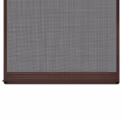 vidaXL Hinged Insect Screen for Doors Brown 120x240cm Fly Mesh Guard Curtain