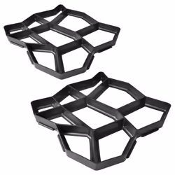 Pavement Mold for the Garden 42 x 42 x 4 cm Set of 2 Concrete Driveway Mould